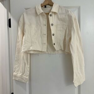 H&M Cream Jean Jacket